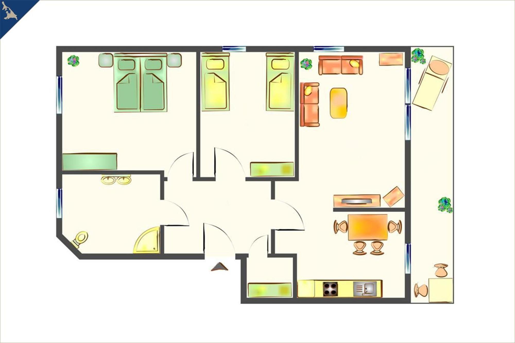 Haus Triade Ferienwohnung Triade 1 Zinnowitz Bagian luar foto